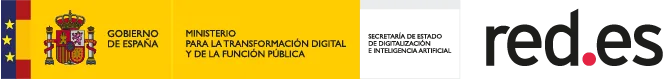 Logo gobierno y red.es
