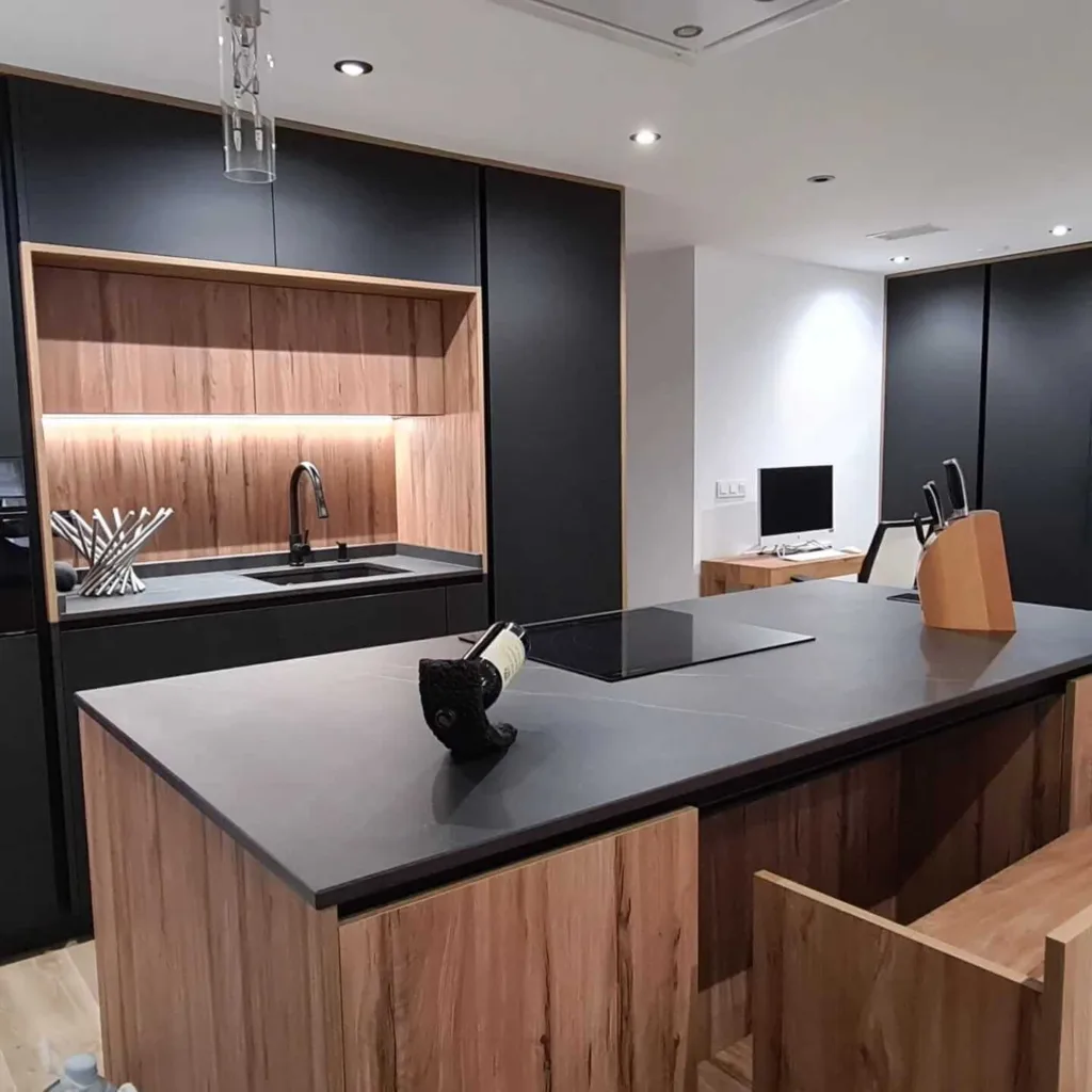 cocina del proyecto avenida Guardia Civil, realizado por CLP Design