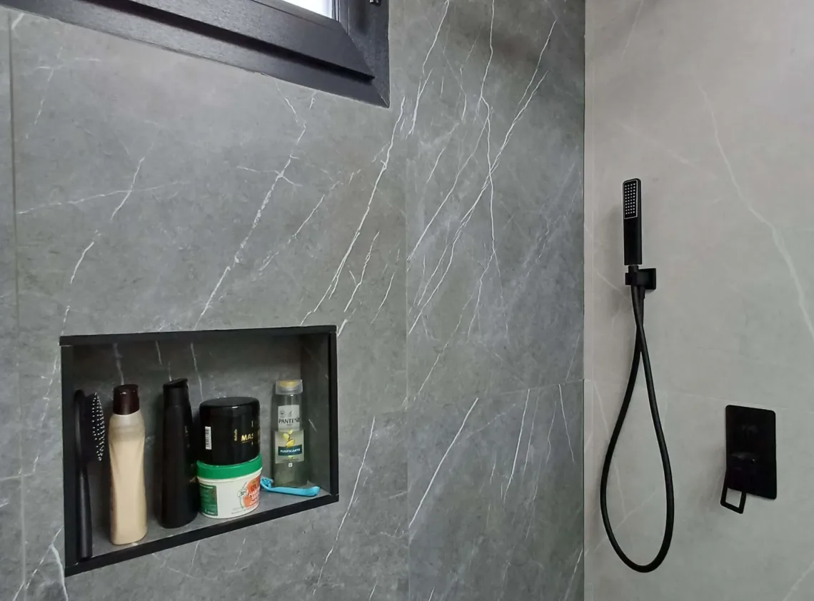ducha del proyecto Noguera, realizado por CLP Design